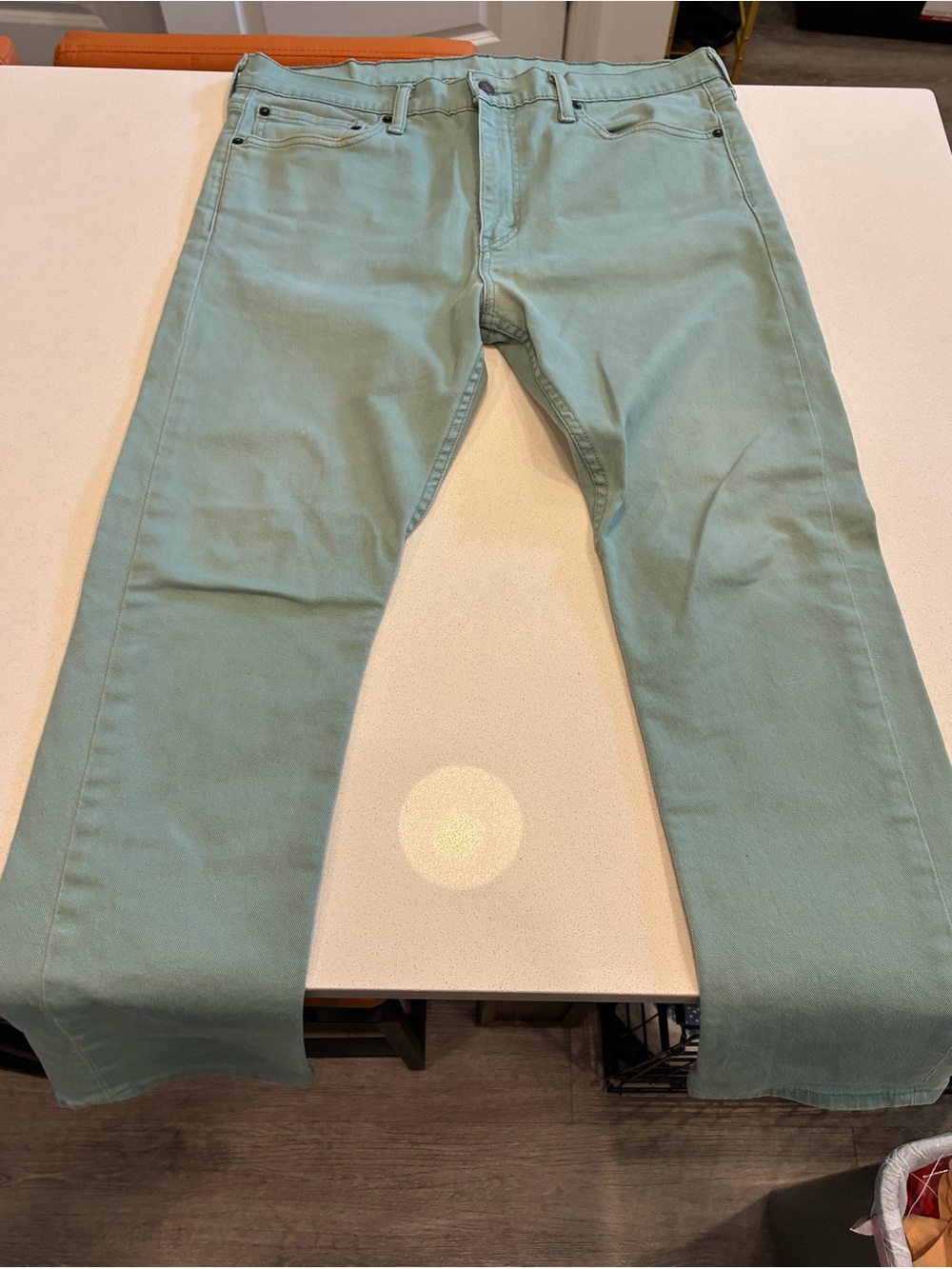 Rare Levi's 510 Jeans Mint Green 36x30